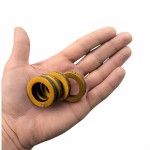 Bakır Renk Katlanabilir 4 Parmak ve Yüzük Muşta