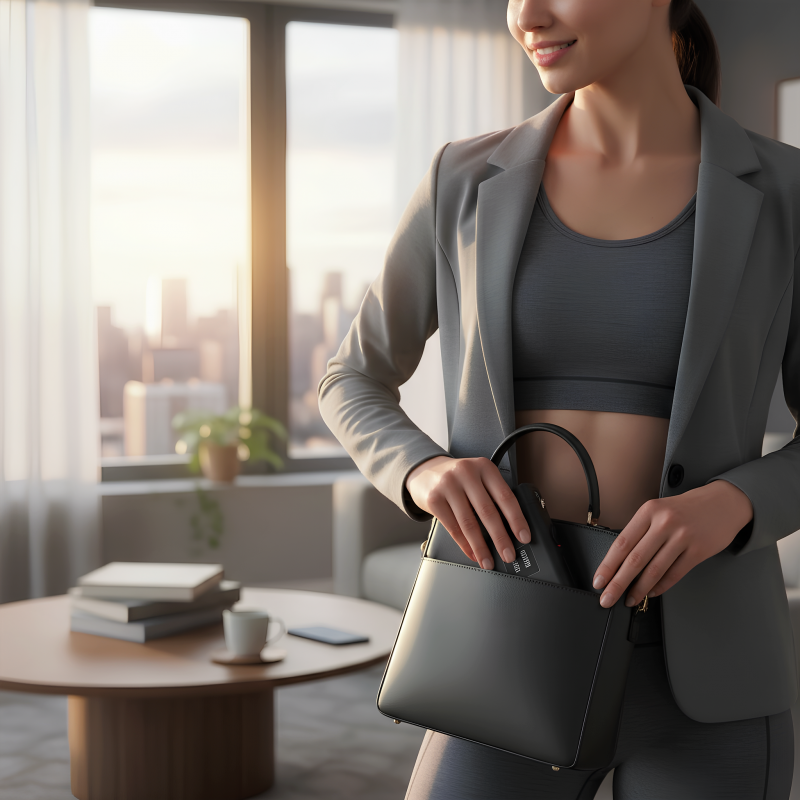 Elektro Şok Cihazı ve beraberinde gelen tüm aksesuarlar.