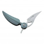 Mint Yeşili DRAGON KNIVES Tüy Şekilli Katlanır Çakı