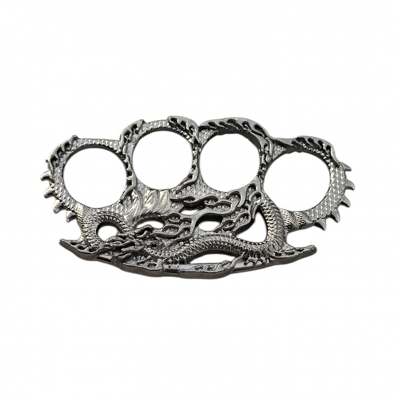 Gri ejderha baskılı dekoratif muşta – kalitelial.com