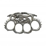 Gümüş Ejderha Desenli Muşta | Özel Koleksiyon Eseri