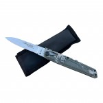 Leverletto Otomatik Bıçak - Bill DeShivs & AKC İtalya İş Birliği | Dijital Kamuflaj Desen