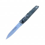 Leverletto Otomatik Bıçak - Bill DeShivs & AKC İtalya İş Birliği | Dijital Kamuflaj Desen