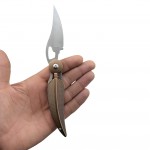 KNIVES metal bronz tüy cep bıçağı – kalitelial.com