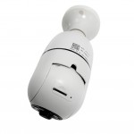 Smart WiFi Ampul Kamera – Duvara veya Tavana Monte Edilebilen 4K Pan‑Tilt Güvenlik Çözümü