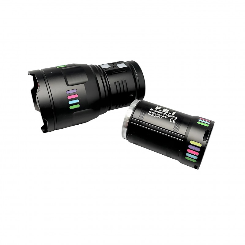 Güçlü El Feneri Tavsiye 2026 F.B.I PRO F-3002 White Laser