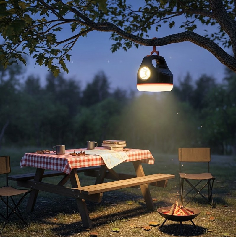 Yüksek Lümenli Kamp Feneri Powerdex PD-2525 Güçlü Işık