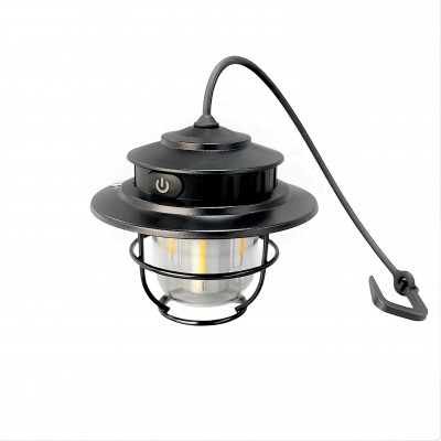 Powerdex PD-4545 Profesyonel Şarjlı Kamp Lambası - Retro LED Kamp Feneri (USB Type-C)