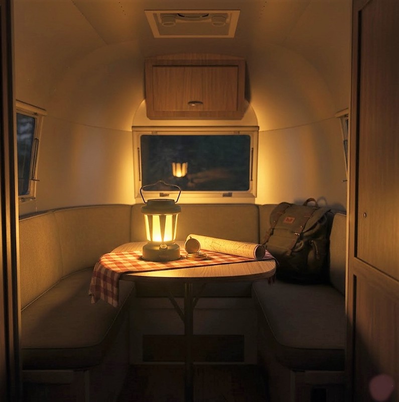 Solar Kamp Feneri Powerdex PD-530 Gün Işığı LED Projektör