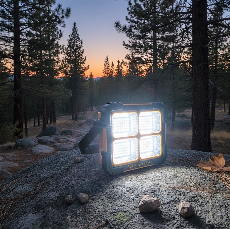 Kamp Feneri Güneş Enerjili Powerdex PD-5050 IP65 Su Geçirmez