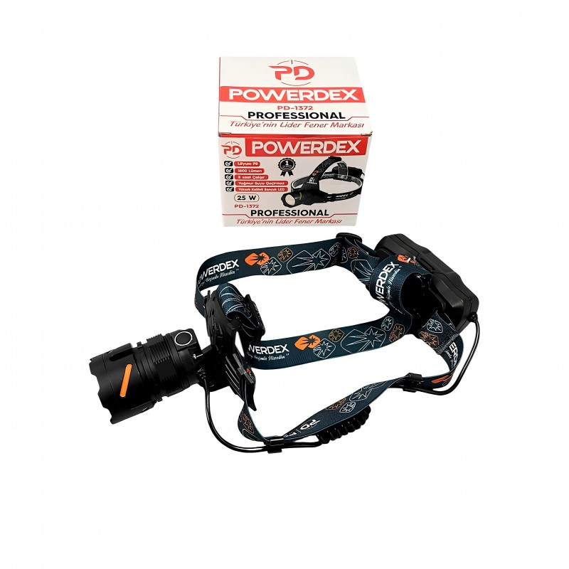 Powerdex PD-8800 Solar Şarjlı Projektör 100W Güneş Panelli kalitelial.com