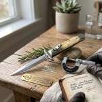 Hediyelik Bıçak Modelleri AKC Stiletto Beyaz Kutu