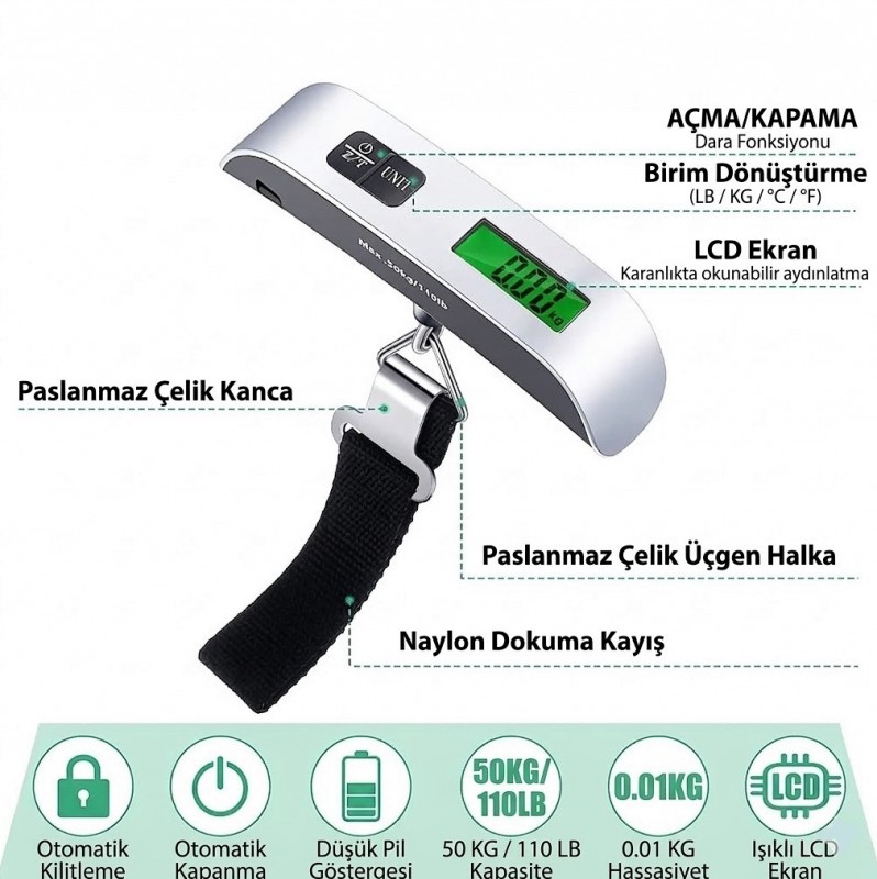 Dijital Valiz Terazisi Nerede Satılır Orjinal Ürün Garantisi