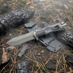 Çelik Kamp Bıçağı Zero Error Dayanıklı Kılıflı Set