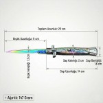 AKC Mafia Rainbow Gökkuşağı Sustalı Bıçak Teknik Detaylar