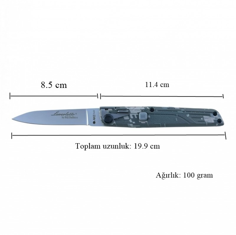 Koleksiyonluk İtalyan Leverletto Bıçakları Özel Kamuflaj Seri