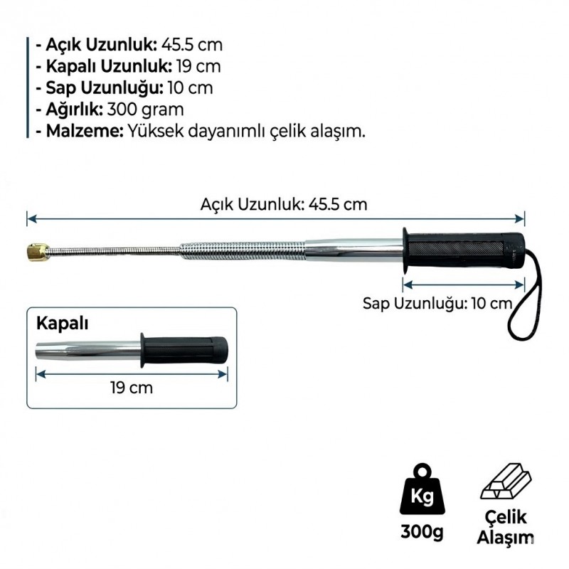 En Ucuz Çelik Teleskopik Jop Fiyatları 2026 kalitelial.com