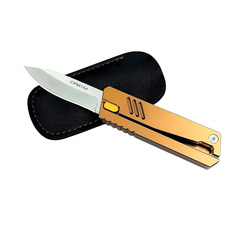 Sibirya Treszen Gravity Knife Desert Tan CPM 154 Çelik kalitelial.com