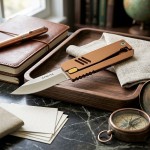 Profesyonel EDC Bıçak Sibirya Treszen Desert Tan CPM 154 Seri