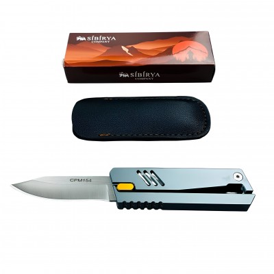 Sibirya Company Gravity Knife - Uzay Grisi | CPM 154 Toz Metalürji Çeliği Mekanik Çakı
