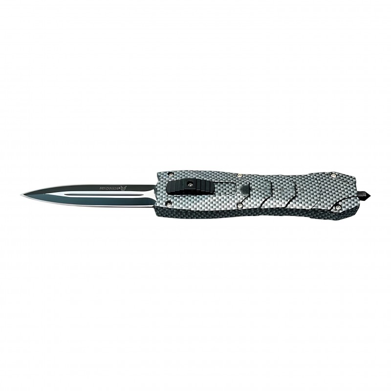 Çift Ağızlı Önden Açılır Otomatik Bıçak Benchmade OTF Karbon Fiber Desen