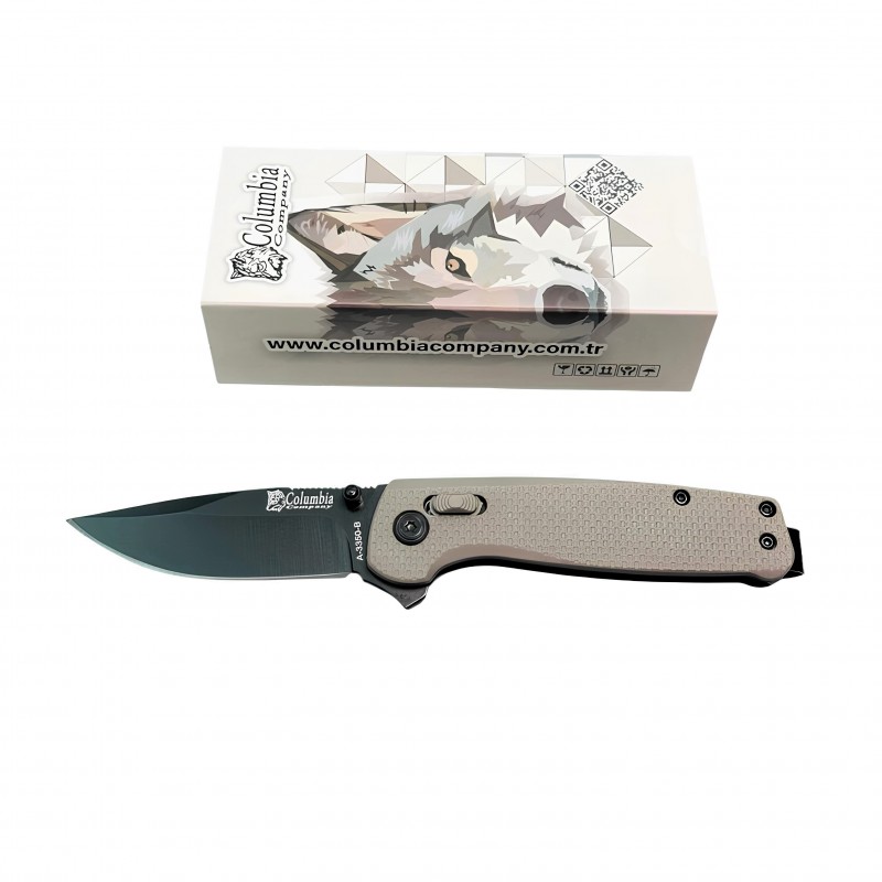 Columbia Company A-3350-B Taktiksel Katlanabilir Çakı Urban Grey kalitelial.com