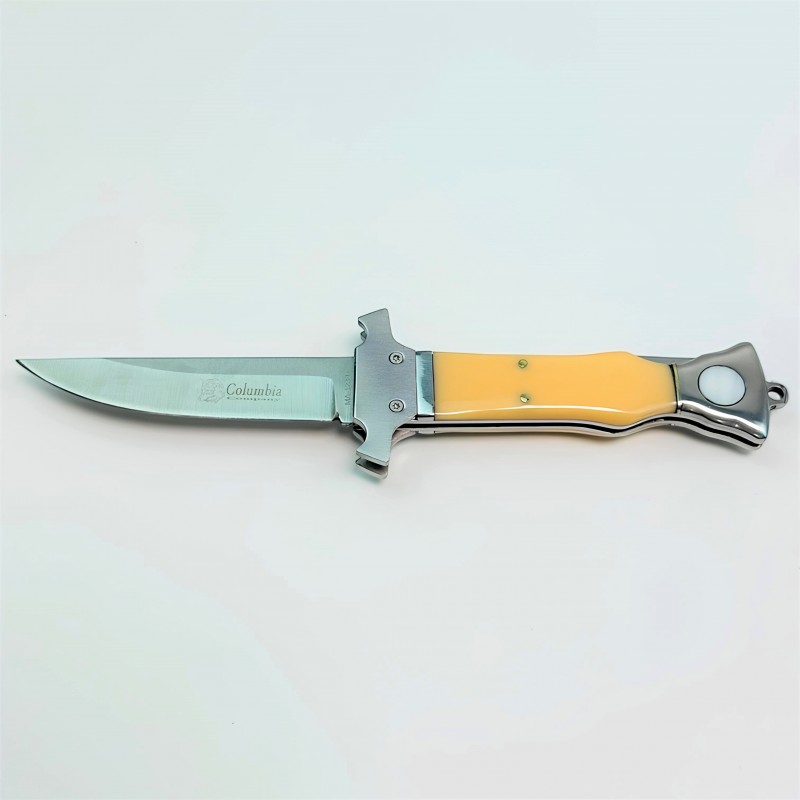 Kemik Kabzalı Otomatik Avcı Çakısı Columbia Company MA-123-D