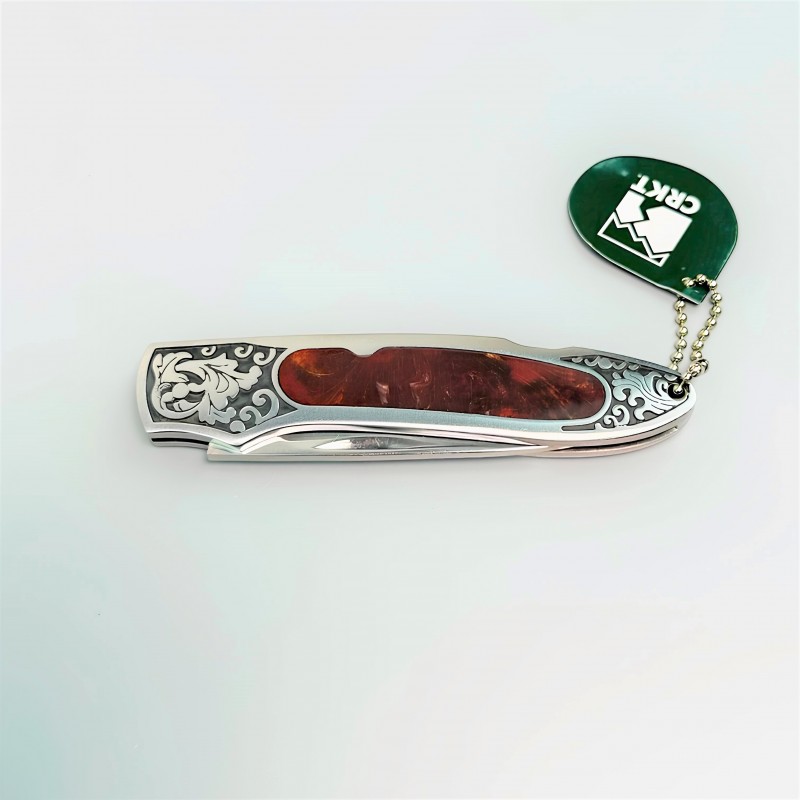Hediyelik Lüks Koleksiyon Çakısı CRKT EDX Afire Red Özel Tasarım