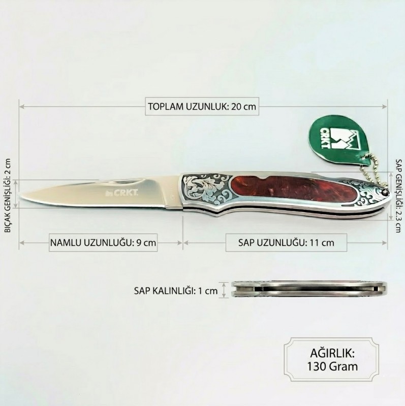 CRKT EDX CR-0128 Afire Red Nerede Satılır Orjinal Ürün Garantisi