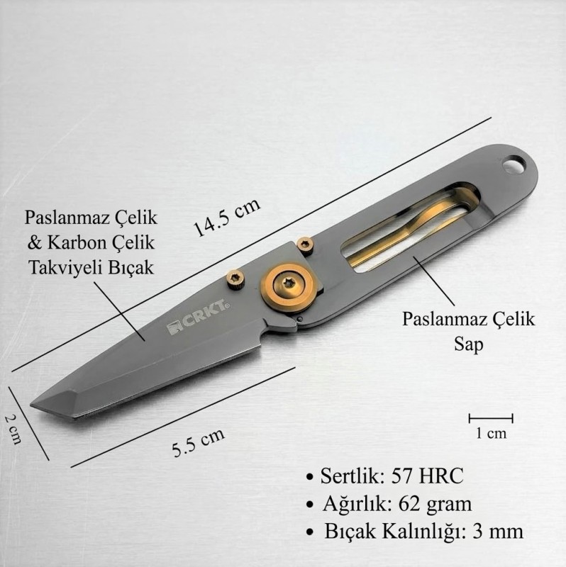 En İyi Koleksiyonluk Dizi Çakısı Tavsiye CRKT 5500 Gold Edition