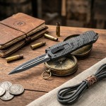 Kalitelial.com Benchmade Karbon Fiber Çift Ağızlı OTF Hemen Sipariş