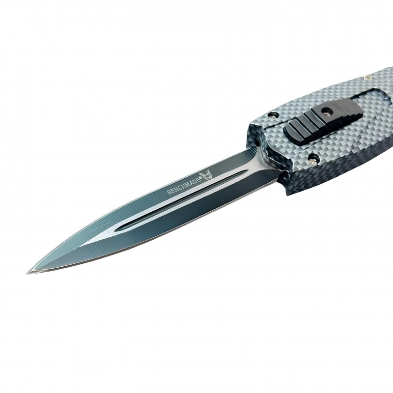 Cam Kırıcılı Taktik Otomatik Bıçak Benchmade OTF Çift Yönlü Tetik