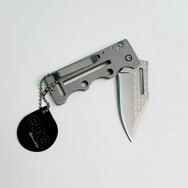 Minimalist Taktik Ekipman SOG AC77 Katlanabilir Cep Bıçağı