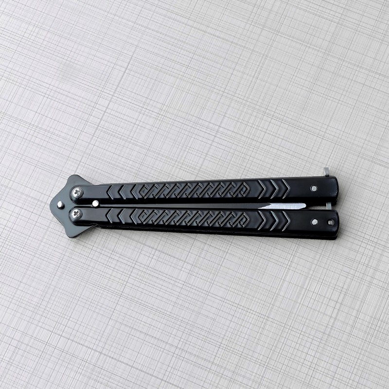 siyah-ozel-tasarim-balisong-trainer-paslanmaz-celik-kelebek