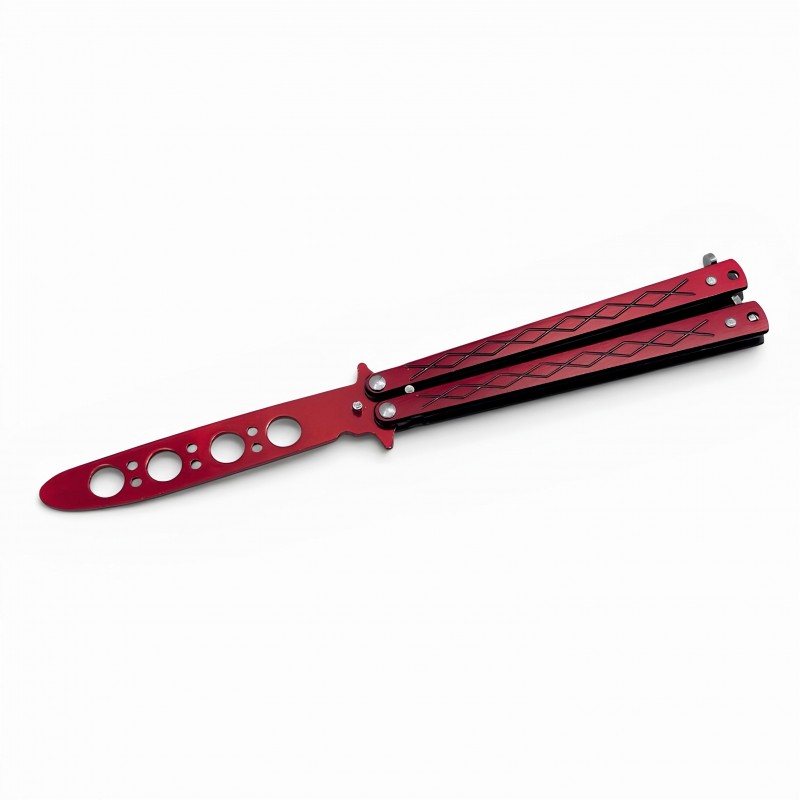en-ucuz-kirmizi-elmas-desenli-antrenman-balisong-fiyatlari