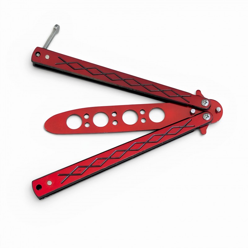 balans-ayarli-kirmizi-elmas-desenli-antrenman-balisong
