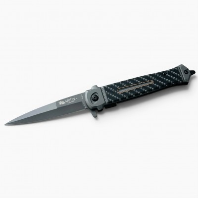 Sibirya Company S-2217 Yarı Otomatik Karbon Desenli Taktik Çakı