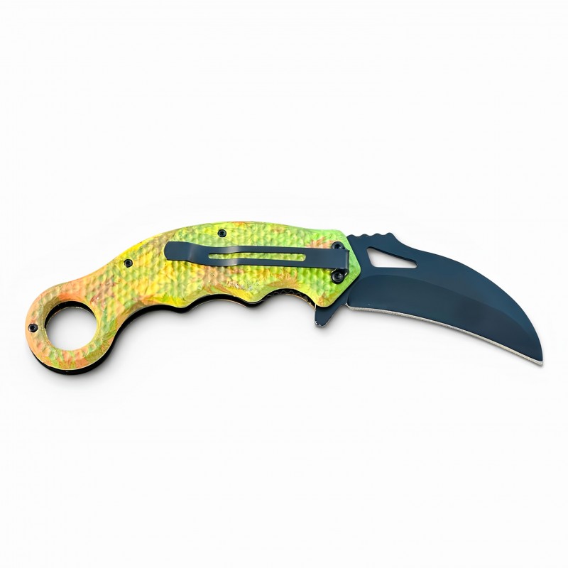 renkli-kabza-karambit-caki-boker-420hc-celik-satis