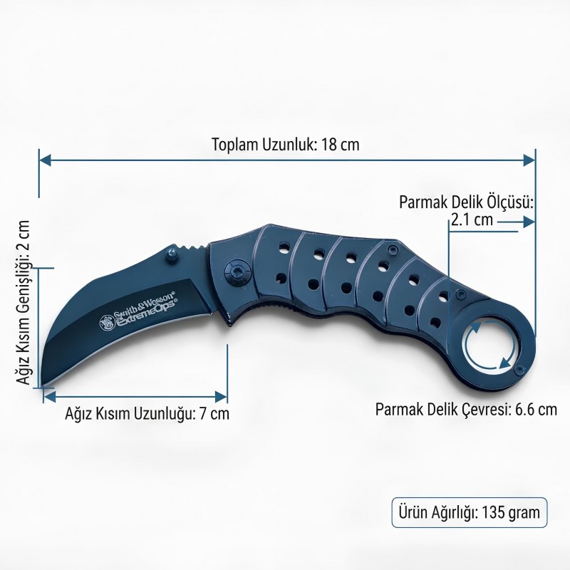 hediyelik-smith-wesson-extreme-ops-siyah-karambit