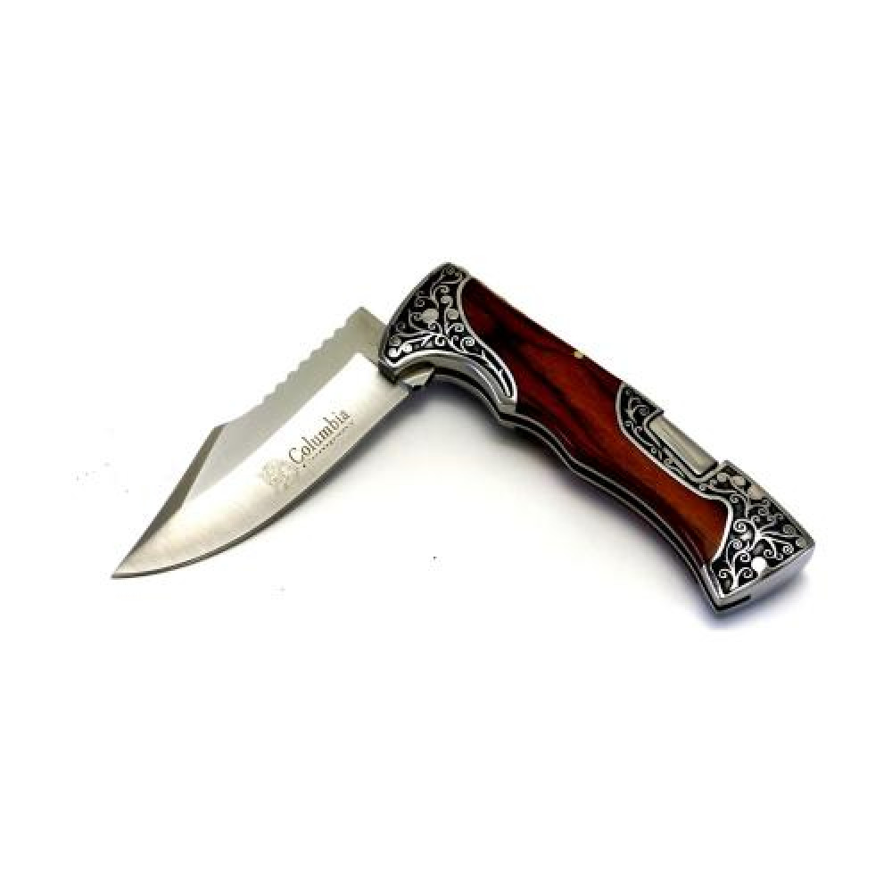 Columbia A3157-C Ahşap Kabzalı Bıçak - Ana Ürün Görseli | Çakı ve Bıçak Çeşitleri | Kalitelial.com