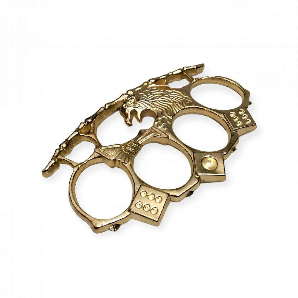 Gold Renkli Kartal Muşta -  Özel Tasarım Bıçaklar Kategorisi