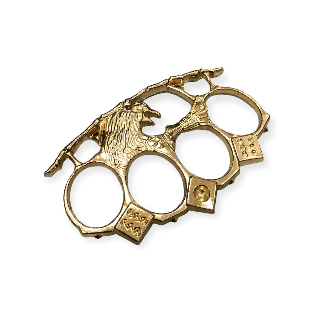 Gold Renkli Kartal Muşta -  Özel Tasarım Bıçaklar Kategorisi