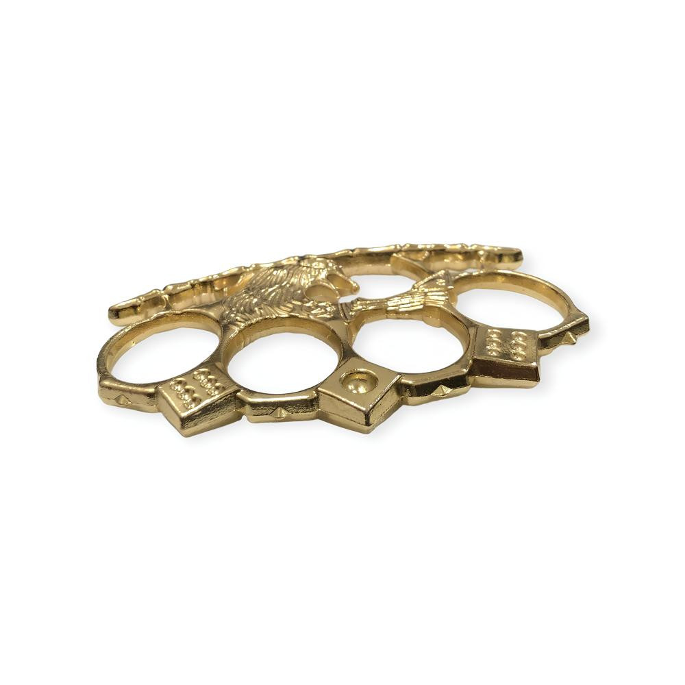 Gold Renkli Kartal Muşta -  Özel Tasarım Bıçaklar Kategorisi