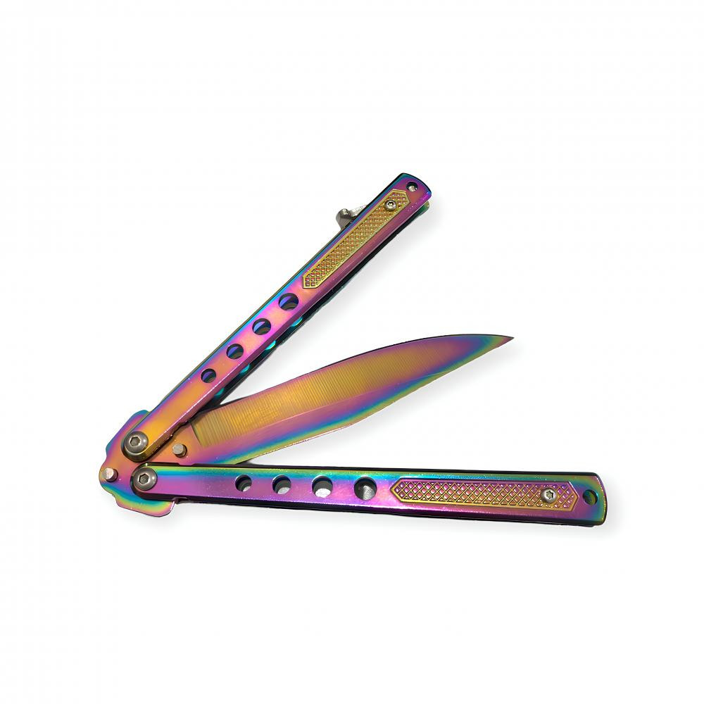 Gökkuşağı Kelebek Bıçak: Renkli ve Göz Alıcı Tasarım -  Avcılık Kategorisi