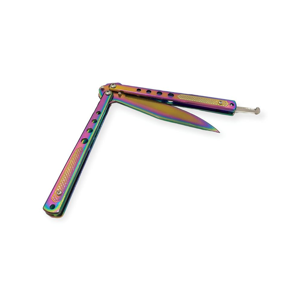 Gökkuşağı Kelebek Bıçak: Renkli ve Göz Alıcı Tasarım -  Avcılık Kategorisi