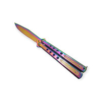 Gökkuşağı Kelebek Bıçak: Renkli ve Göz Alıcı Tasarım -  Avcılık Kategorisi