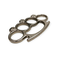 Gümüş Renk Kuru Kafa Muşta -  Özel Tasarım Bıçaklar Kategorisi