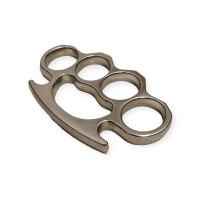 Gümüş Renk Klasik Kalın Muşta -  Özel Tasarım Bıçaklar Kategorisi