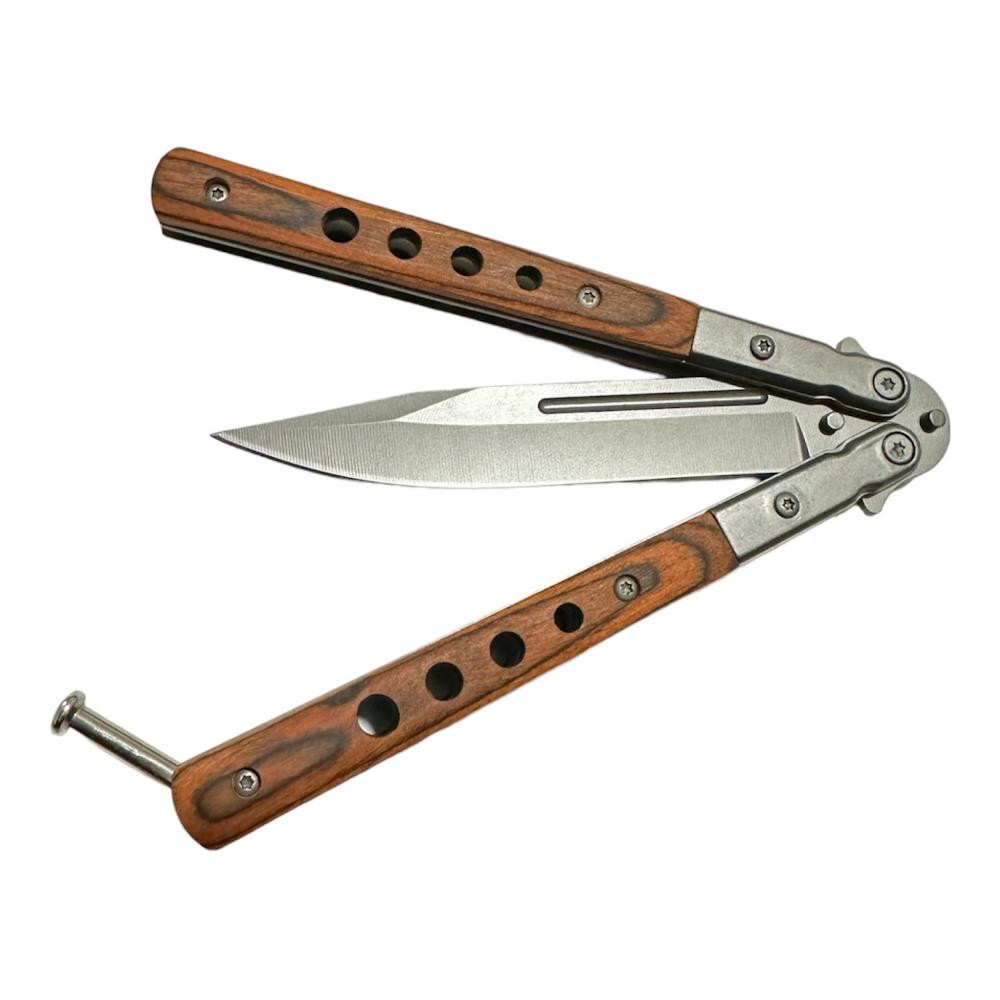 Ahşap Kelebek Bıçak -  Özel Bıçaklar Kategorisi