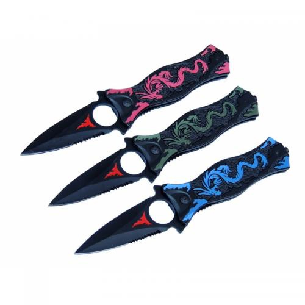 Parmaklı Renkli Çakı  -  Çakılar Kategorisi